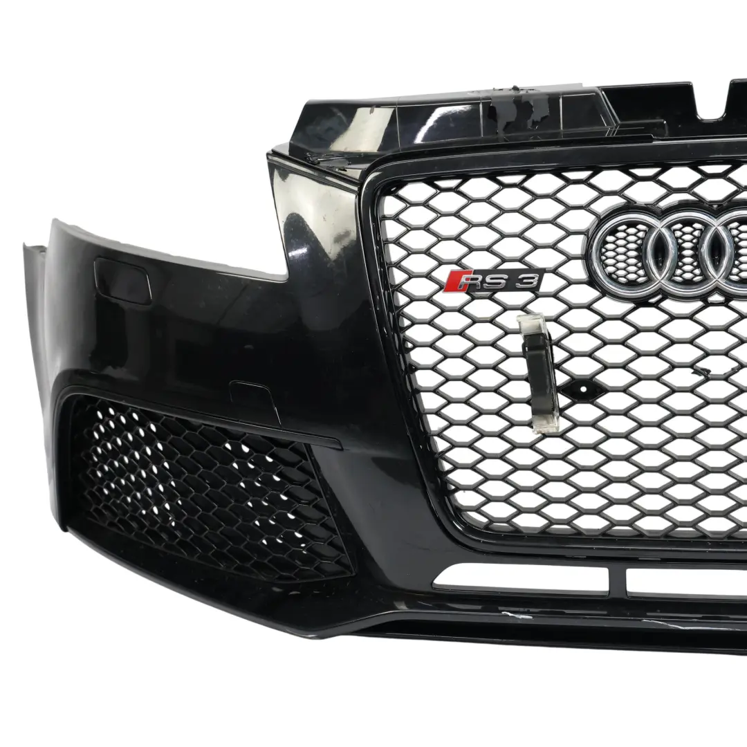 Front Bumper Trim Panel Covering Phantom Black - Z9Y to Audi RS3 8P with Part number 8P0807065 Audi RS3 8P Front Bumper Trim Panel Covering Phantom Black - Z9Y - SKU 8P0807065-PHB - Part number 8P0807065
