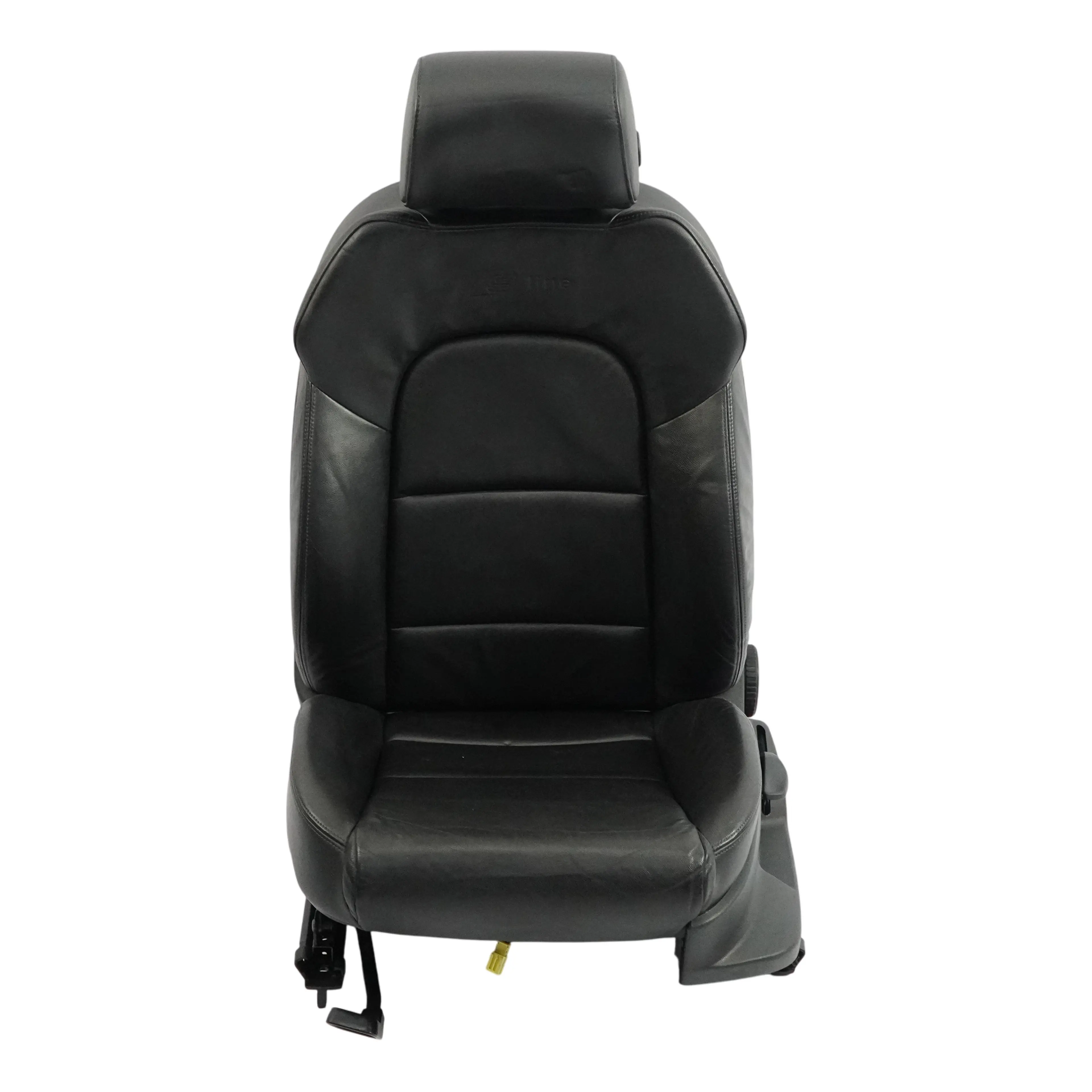 Audi A3 8P Sportback Seat Front Left N/S S-Line Leather Vienna Soul Black