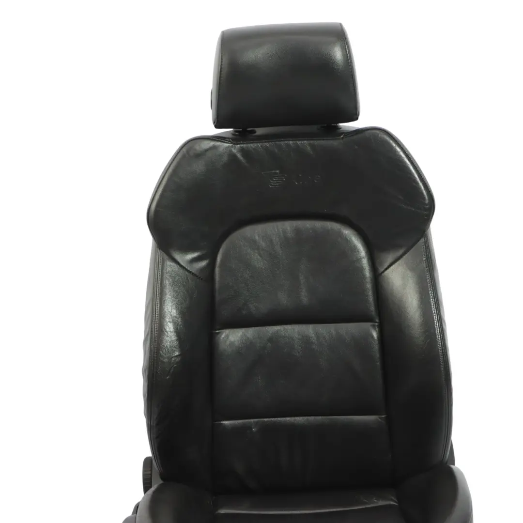 Sportback Seat Front Right O/S S-Line Leather Vienna Soul Black to Audi A3 8P with Part number 8P0881806CF Audi A3 8P Sportback Seat Front Right O/S S-Line Leather Vienna Soul Black - SKU 8P0881806CF - Part number 8P0881806CF