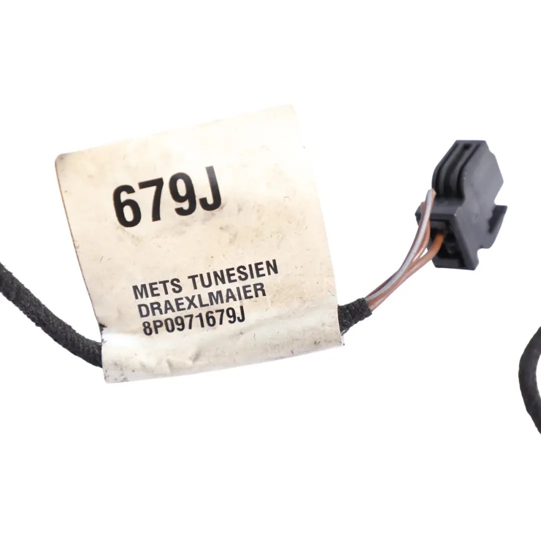 Mazo De Cables Caja Guantes Cambiador CD para Audi A3 8P con número de pieza 8P0971679J Audi A3 8P Mazo De Cables Caja Guantes Cambiador CD - SKU 8P0971679J - Número de pieza 8P0971679J