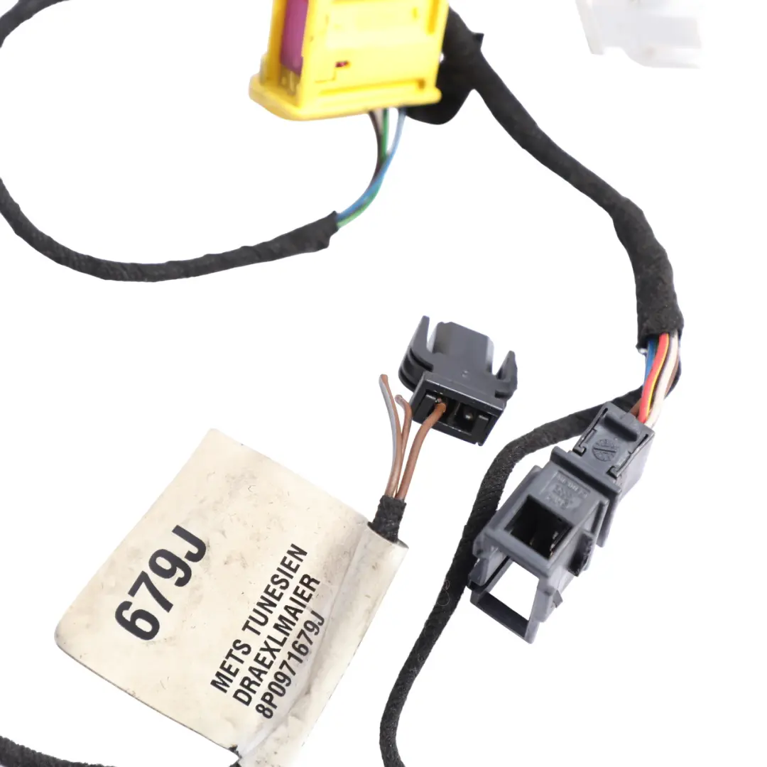 Audi A3 8P Dashboard Glove Box Wiring Hanress CD Changer Cable - SKU 8P0971679J - Part number 8P0971679J