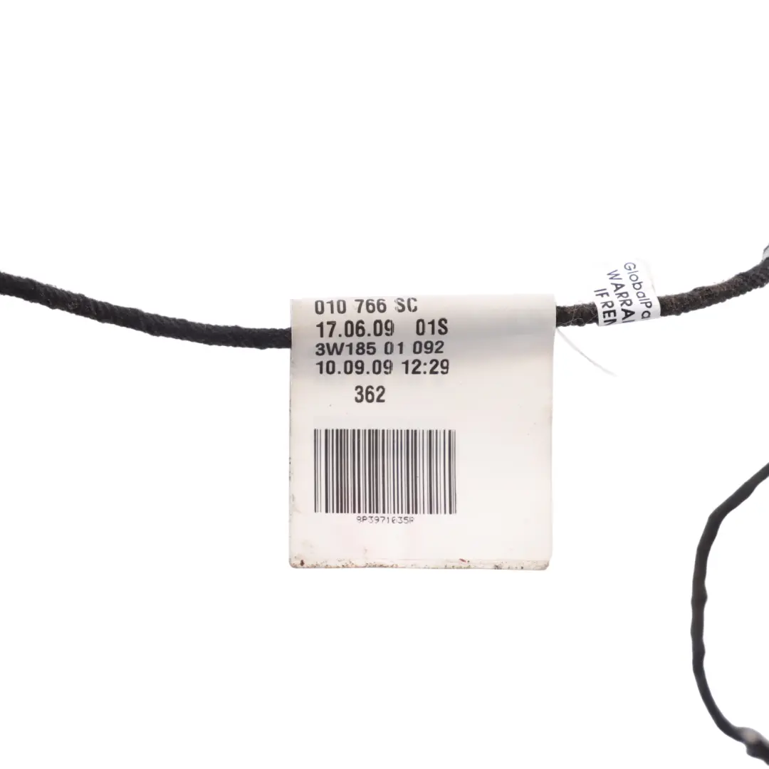 Audi A3 8P Door Wiring Loom Cable Harness Front Passenger's Side - SKU RHD-8P3971035R - Part number 8P3971035R