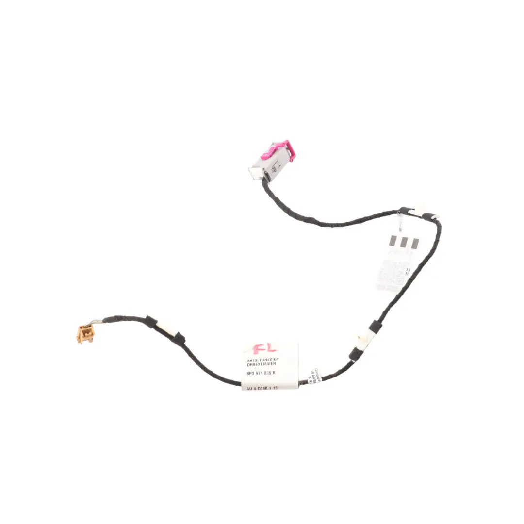 Door Wiring Loom Cable Harness Front Passenger's Side to Audi A3 8P with Part number 8P3971035R Audi A3 8P Door Wiring Loom Cable Harness Front Passenger's Side - SKU RHD-8P3971035R - Part number 8P3971035R