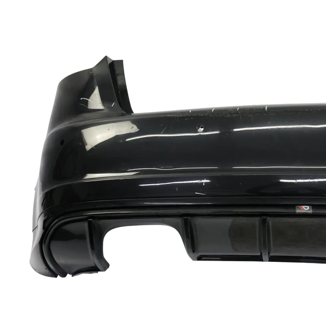 Bumper Trim Panel Covering Phantom Black - Z9Y to Audi RS3 8P Rear with Part number 8P4807067 Audi RS3 8P Rear Bumper Trim Panel Covering Phantom Black - Z9Y - SKU 8P4807067-PHB - Part number 8P4807067