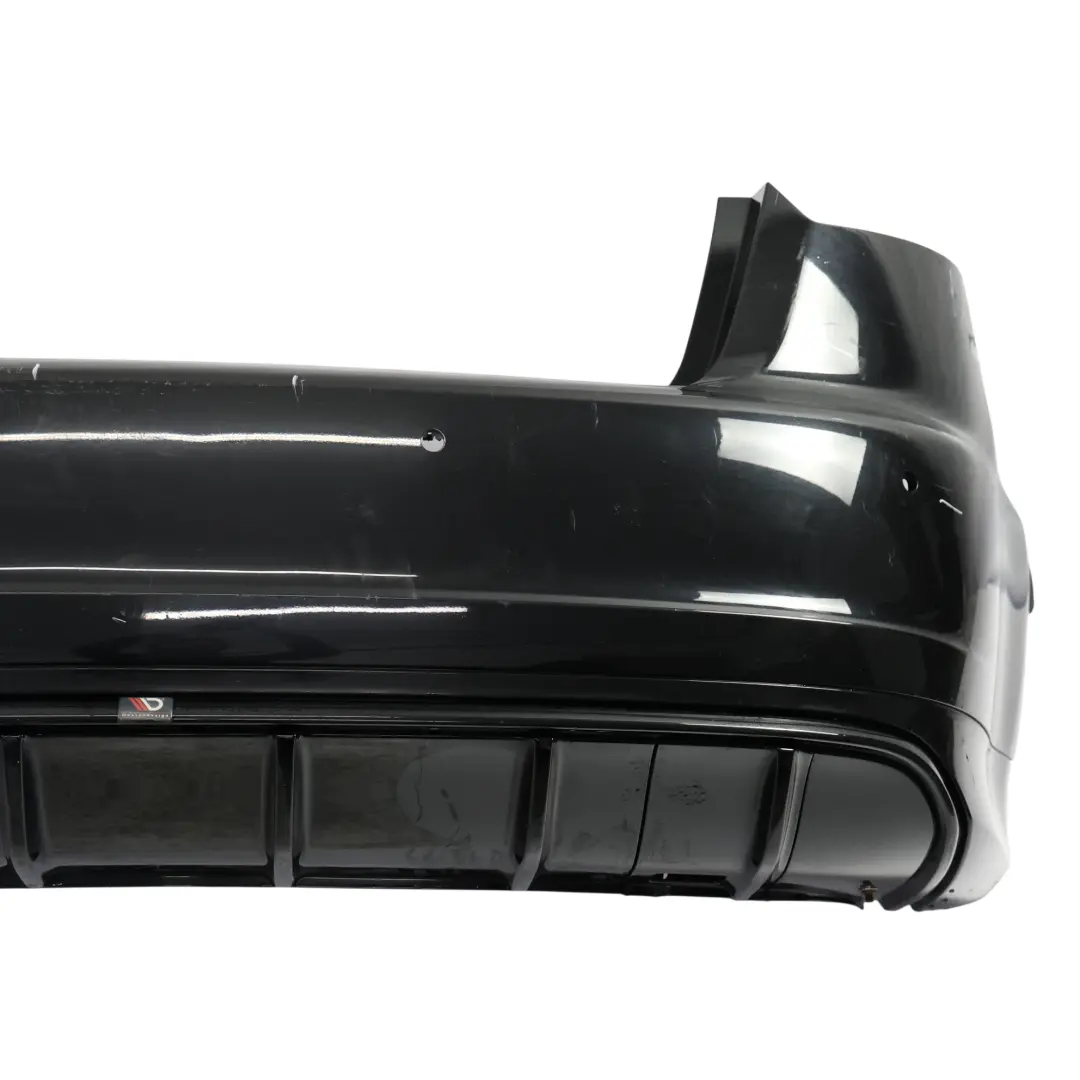 Bumper Trim Panel Covering Phantom Black - Z9Y to Audi RS3 8P Rear with Part number 8P4807067 Audi RS3 8P Rear Bumper Trim Panel Covering Phantom Black - Z9Y - SKU 8P4807067-PHB - Part number 8P4807067
