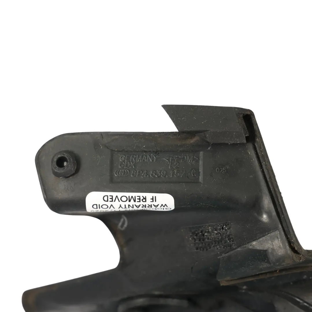 Embellecedor Lateral Superior Puerta Trasera Izquierda para Audi A3 8P con número de pieza 8P4839157C Audi A3 8P Embellecedor Lateral Superior Puerta Trasera Izquierda - SKU 8P4839157C - Número de pieza 8P4839157C