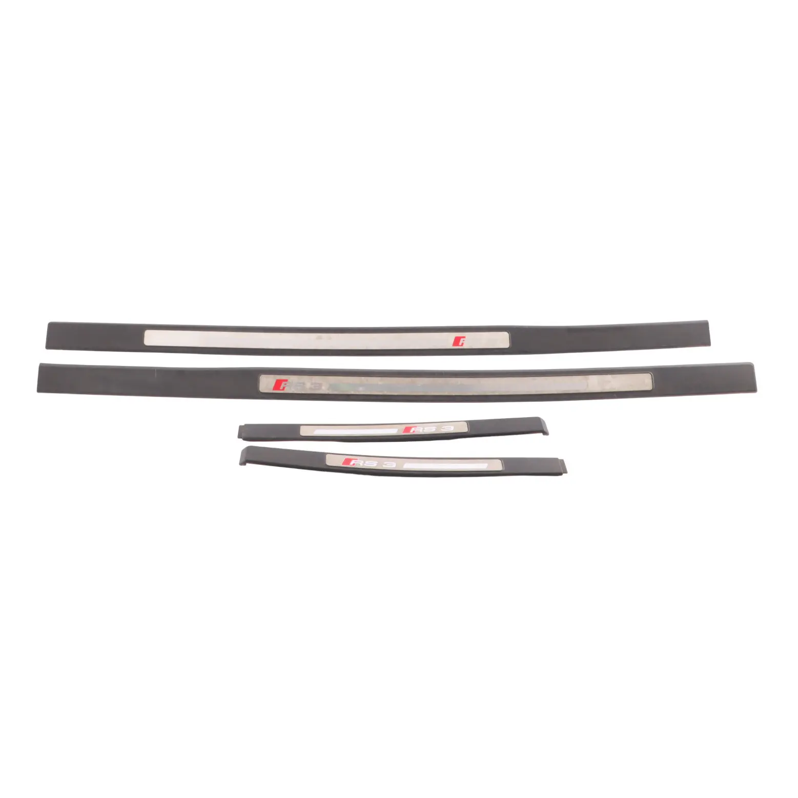 Audi RS3 8P Door Sill Cover Entry Plate Moulding Strip Trim Front Rear Set