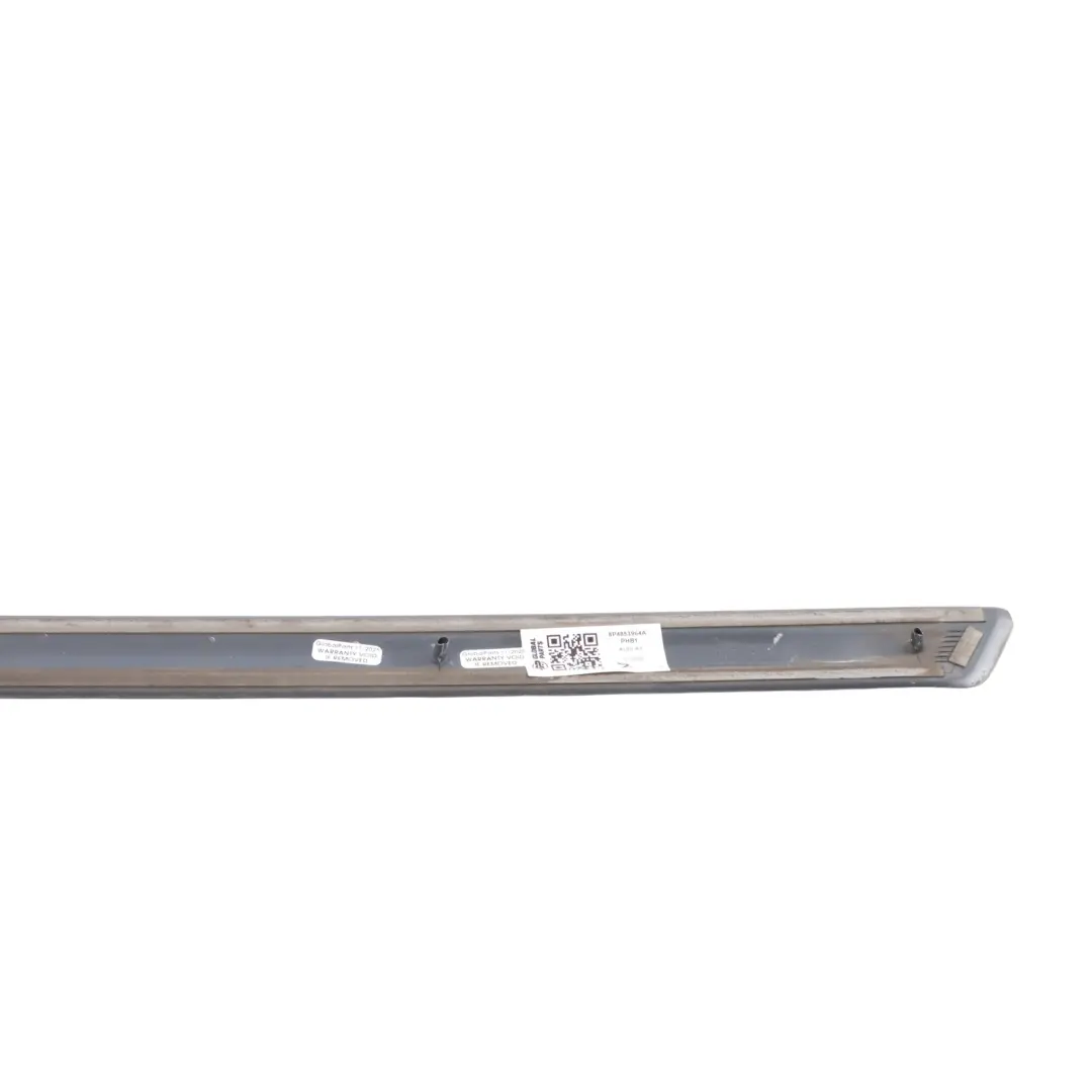 Audi A3 S3 8P Rear Door Sill Cover Moulding Strip Right O/S Phantom Black - Z9Y - SKU 8P4853964A-PHB1 - Part number 8P4853964A