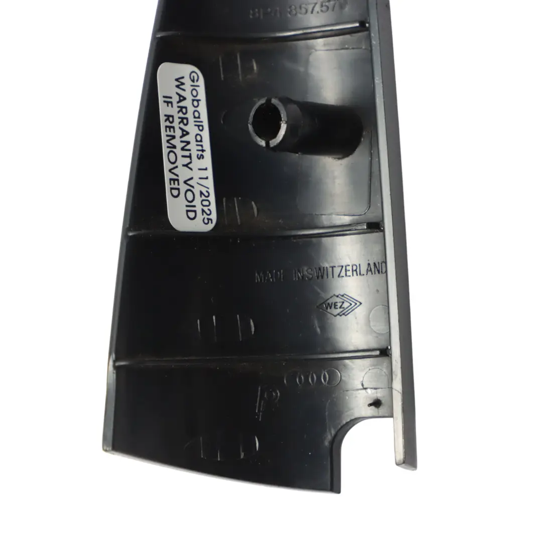 Audi A3 8P 5D Osłona Narożnika Drzwi Panel Czarny Prawy Tył 8P4839176A - SKU 8P4857570 - Numer Części 8P4857570