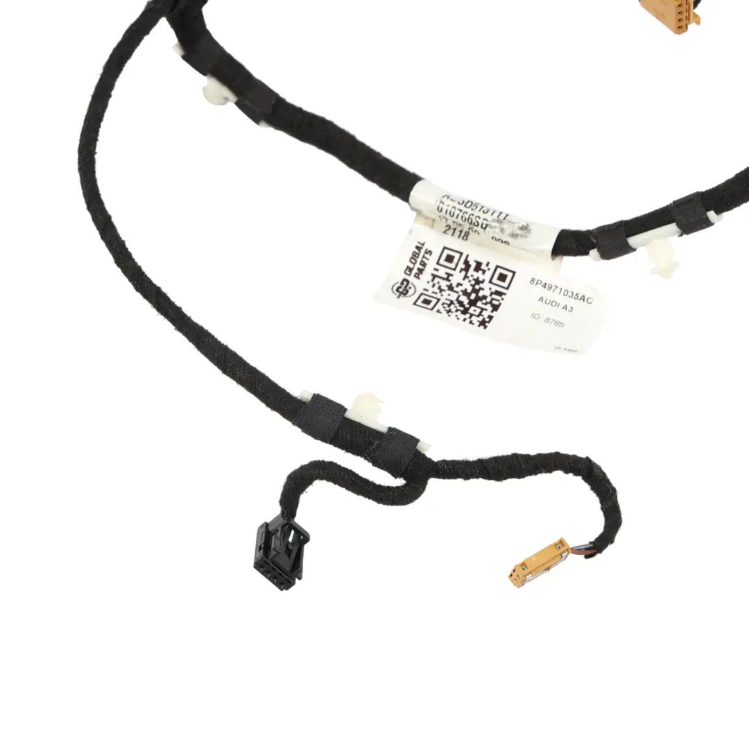 Cableado De La Puerta Arnés Del Lado Del Conductor Cable para Audi A3 8P con número de pieza 8P4971035AC Audi A3 8P Cableado De La Puerta Arnés Del Lado Del Conductor Cable - SKU 8P4971035AC - Número de pieza 8P4971035AC