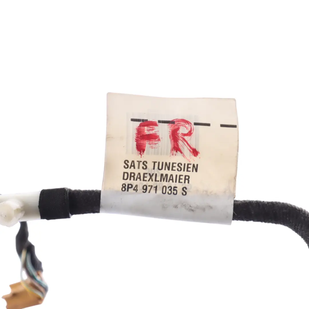 Audi A3 8P 3D Front Door Wiring Harness Loom Cable Driver Side - SKU 8P4971035S - Part number 8P4971035S