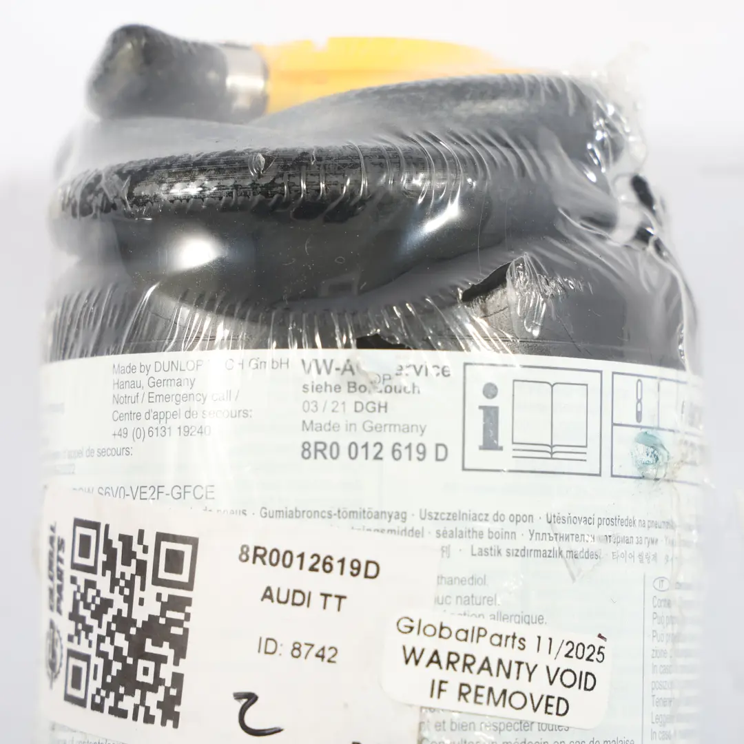 8S Colle Réparation Mastic Pneus pour Audi A4 B9 A5 F5 TT à propos du numéro de pièce 8R0012619D Audi A4 B9 A5 F5 TT 8S Colle Réparation Mastic Pneus - SKU 8R0012619D - Numéro de pièce 8R0012619D