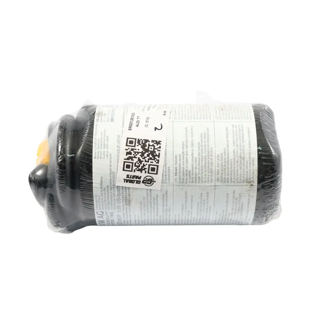 8S Uszczelniacz Do Naprawy Opon do Audi A4 B9 A5 F5 TT o numerze 8R0012619D Audi A4 B9 A5 F5 TT 8S Uszczelniacz Do Naprawy Opon - SKU 8R0012619D - Numer Części 8R0012619D