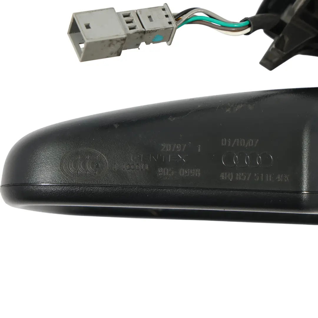 Audi A3 8P A4 B7 Rear View Interior Mirror Black - SKU 4F0857511E - Part number 4F0857511E