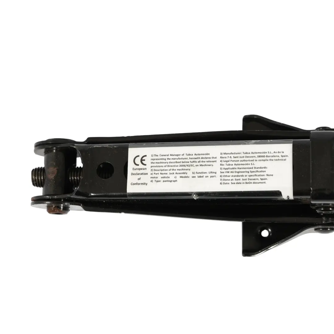 8S Wagenheber Auto Werkzeug Notreparatur Radaufzug für Audi TT FV mit Teilenummer 8S0011031A Audi TT FV 8S Wagenheber Auto Werkzeug Notreparatur Radaufzug - SKU 8S0011031A - Teilenummer 8S0011031A