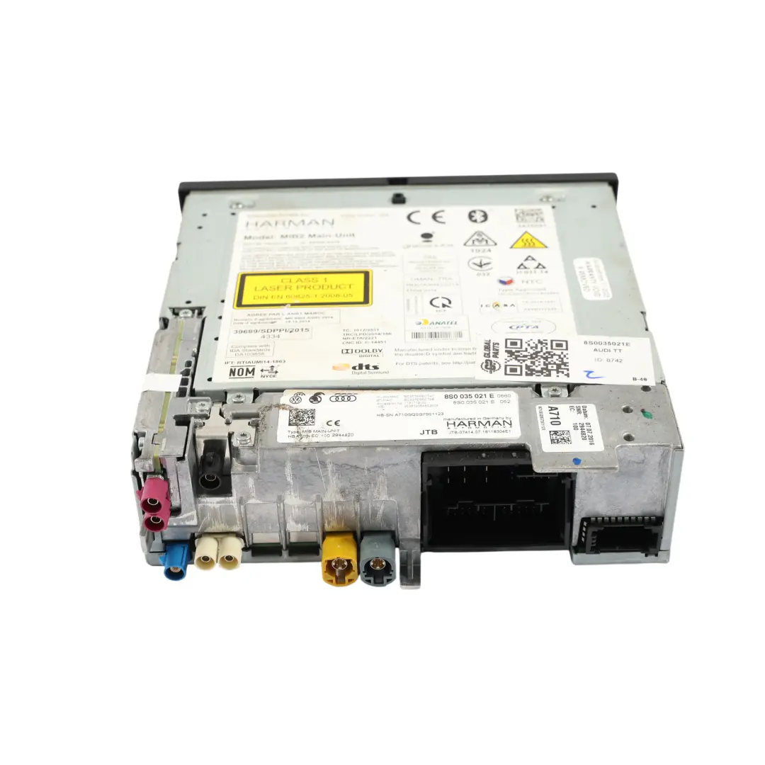 Mk3 Navi SD GPS MMI Multimedia Hauptgerät Modul für Audi TT FV mit Teilenummer 8S0035021E Audi TT FV Mk3 Navi SD GPS MMI Multimedia Hauptgerät Modul - SKU 8S0035021E - Teilenummer 8S0035021E