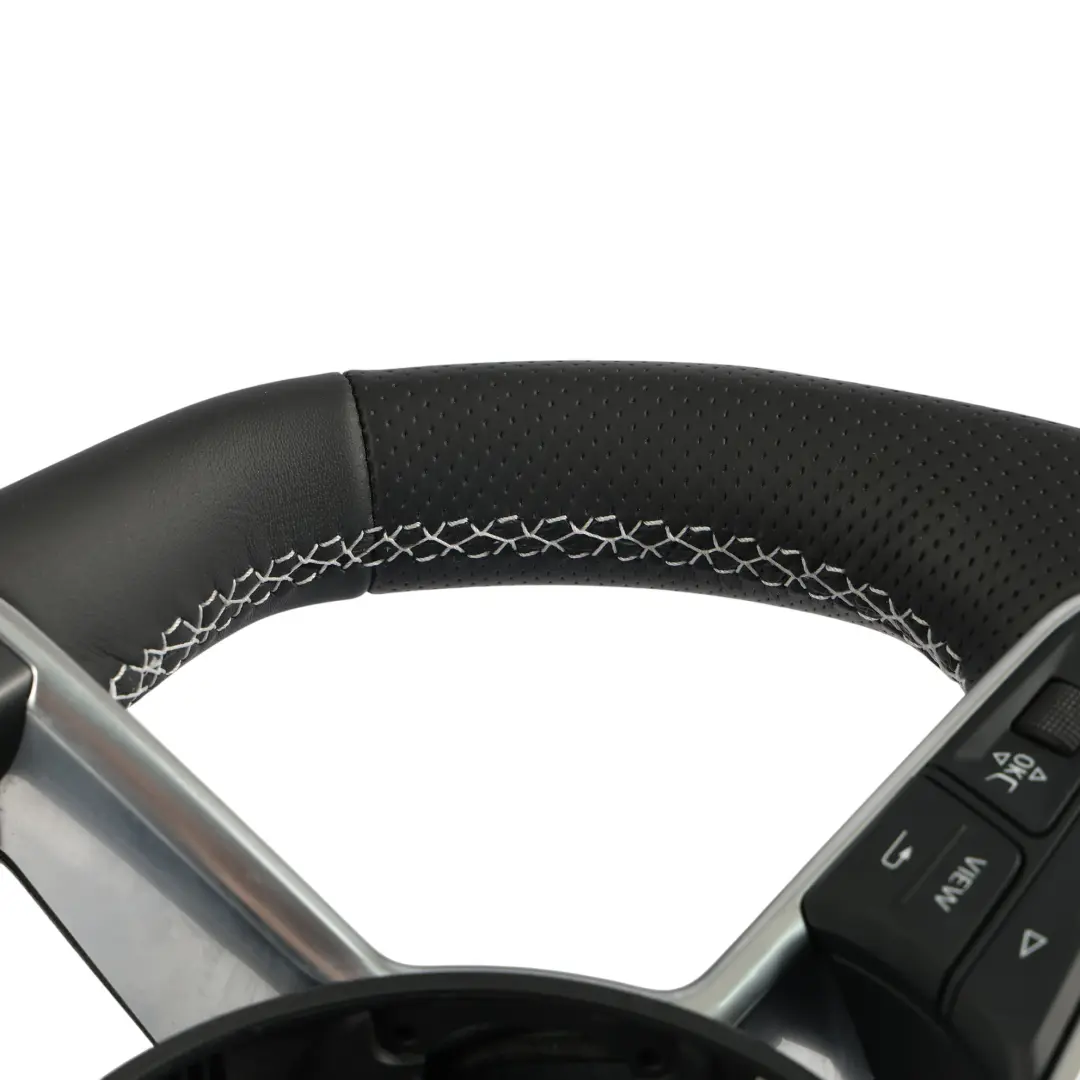 Audi TT 8S Steering Wheel S-Line NEW Black Leather Flat Bottom - SKU 8S0419091AB-1 - Part number 8S0419091AB