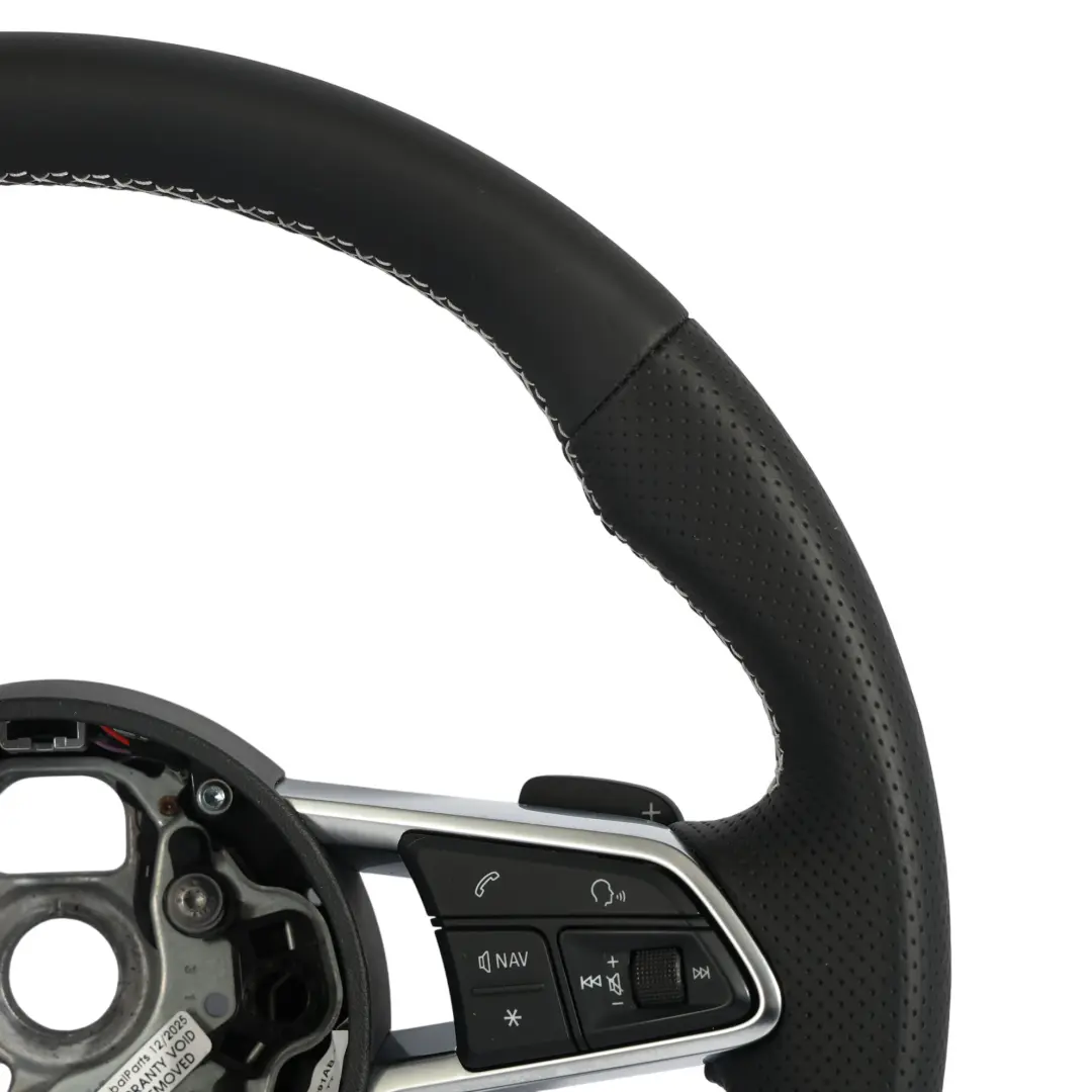 Audi TT 8S Lenkrad S-Line NEU Schwarz Leder Flachboden - SKU 8S0419091AB-1 - Teilenummer 8S0419091AB