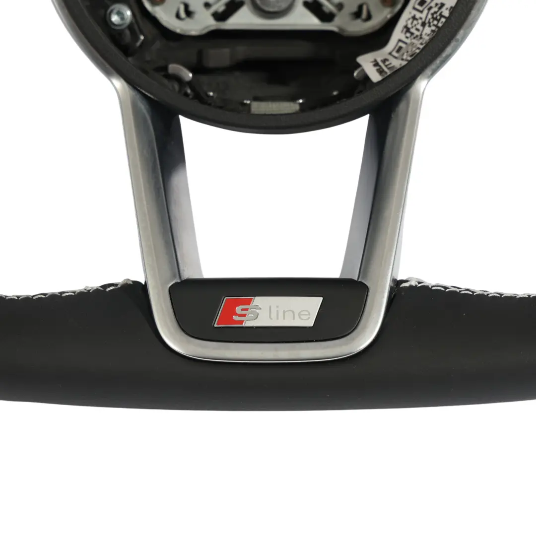 8S Volante S-Line NUOVO Pelle Nera Fondo Piatto per Audi TT con numero di parte 8S0419091AB Audi TT 8S Volante S-Line NUOVO Pelle Nera Fondo Piatto - SKU 8S0419091AB-1 - Numero di parte 8S0419091AB