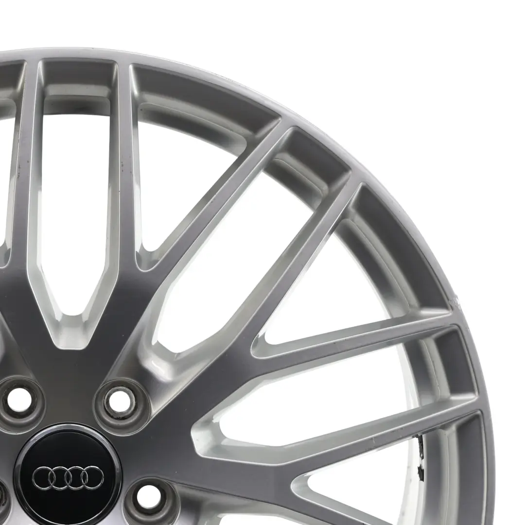 8S Silver Wheel Alloy Rim 20" 9J ET:52 Multi Spoke to Audi TT with Part number 8S0601025S Audi TT 8S Silver Wheel Alloy Rim 20" 9J ET:52 Multi Spoke - SKU 8S0601025S-1 - Part number 8S0601025S