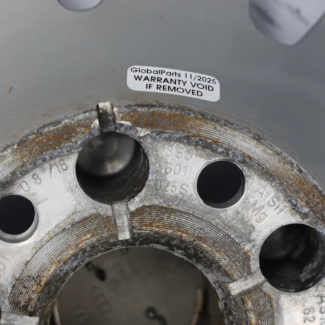 8S Silver Wheel Alloy Rim 20" 9J ET:52 Multi Spoke to Audi TT with Part number 8S0601025S Audi TT 8S Silver Wheel Alloy Rim 20" 9J ET:52 Multi Spoke - SKU 8S0601025S-2 - Part number 8S0601025S