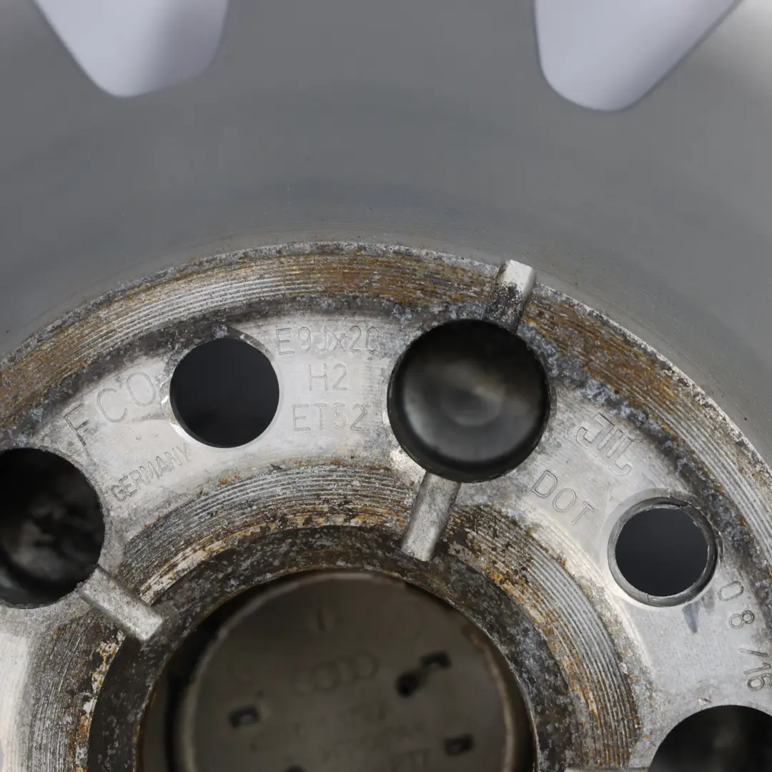 8S Silver Wheel Alloy Rim 20" 9J ET:52 Multi Spoke to Audi TT with Part number 8S0601025S Audi TT 8S Silver Wheel Alloy Rim 20" 9J ET:52 Multi Spoke - SKU 8S0601025S-2 - Part number 8S0601025S