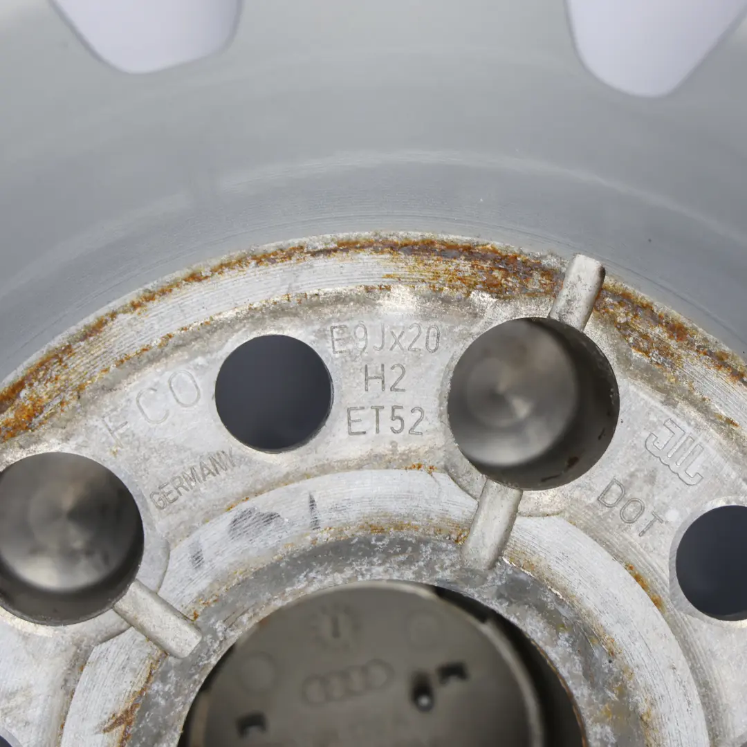 8S Silver Wheel Alloy Rim 20" 9J ET:52 Multi Spoke to Audi TT with Part number 8S0601025S Audi TT 8S Silver Wheel Alloy Rim 20" 9J ET:52 Multi Spoke - SKU 8S0601025S-3 - Part number 8S0601025S