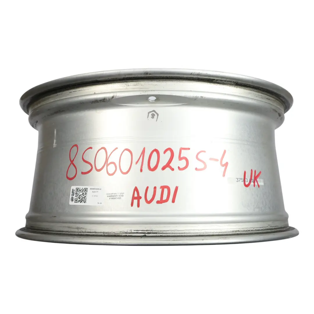 Audi TT 8S Silver Wheel Alloy Rim 20" 9J ET:52 Multi Spoke - SKU 8S0601025S-4 - Part number 8S0601025S
