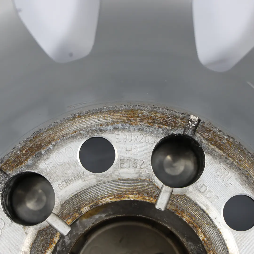 Audi TT 8S Silver Wheel Alloy Rim 20" 9J ET:52 Multi Spoke - SKU 8S0601025S-4 - Part number 8S0601025S