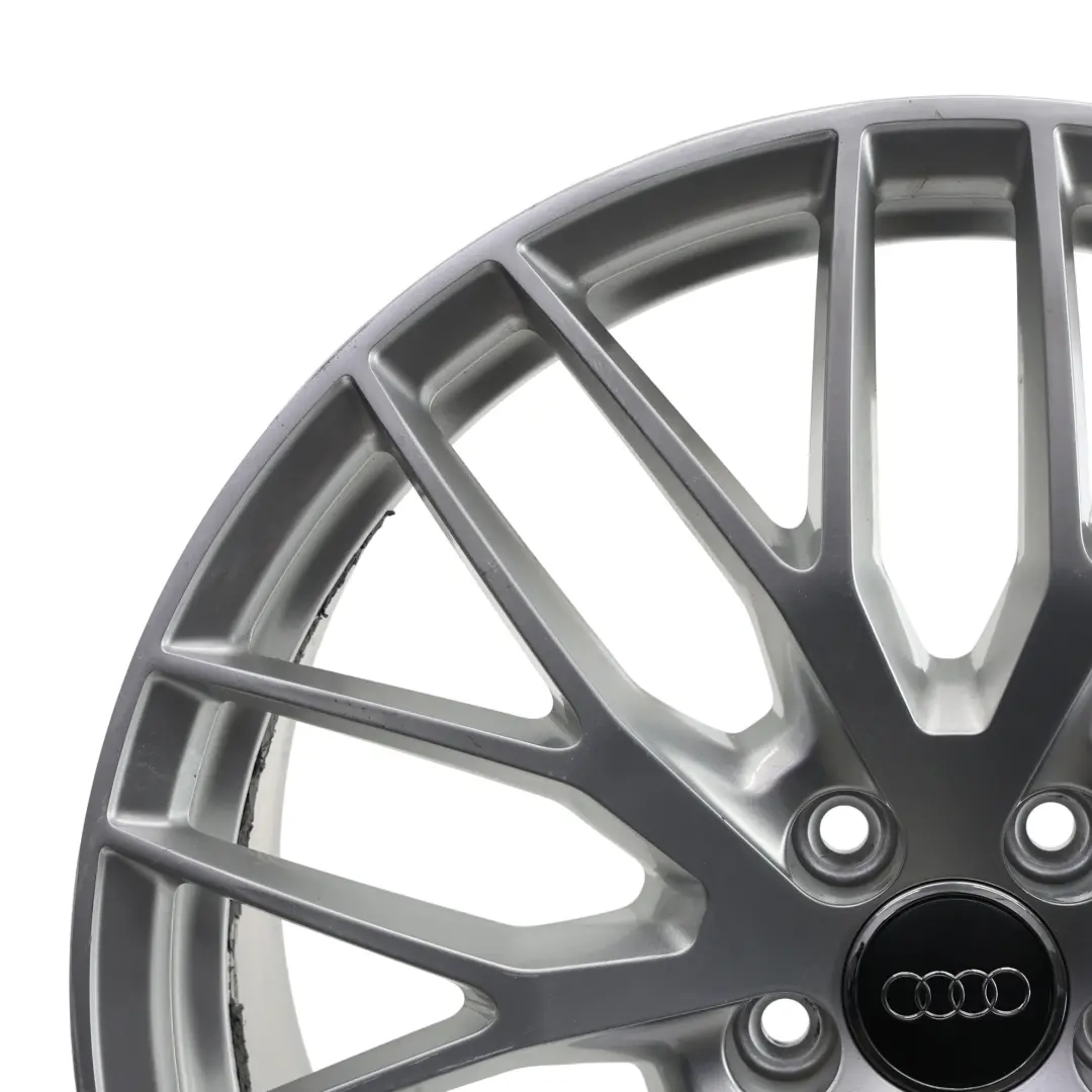 Audi TT 8S Silver Wheel Alloy Rim 20" 9J ET:52 Multi Spoke - SKU 8S0601025S-4 - Part number 8S0601025S