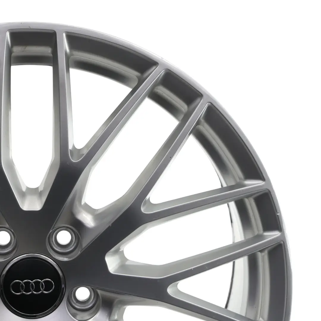 8S Silver Wheel Alloy Rim 20" 9J ET:52 Multi Spoke to Audi TT with Part number 8S0601025S Audi TT 8S Silver Wheel Alloy Rim 20" 9J ET:52 Multi Spoke - SKU 8S0601025S-4 - Part number 8S0601025S