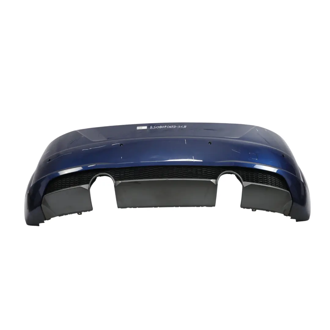 Bumper Trim Panel Covering Scuba Blue Metallic - X5Q to Audi TT FV Rear with Part number 8S0807067D Audi TT FV Rear Bumper Trim Panel Covering Scuba Blue Metallic - X5Q - SKU 8S0807067D-SCB - Part number 8S0807067D