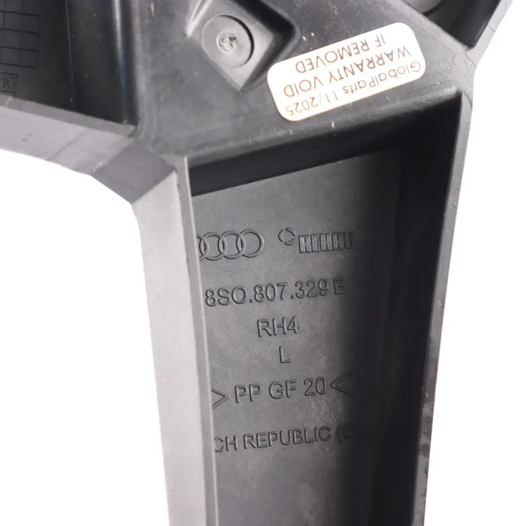 Bumper Bracket Mount Support Carrier Holder Left N/S to Audi TT FV Rear with Part number 8S0807329B Audi TT FV Rear Bumper Bracket Mount Support Carrier Holder Left N/S - SKU 8S0807329B - Part number 8S0807329B