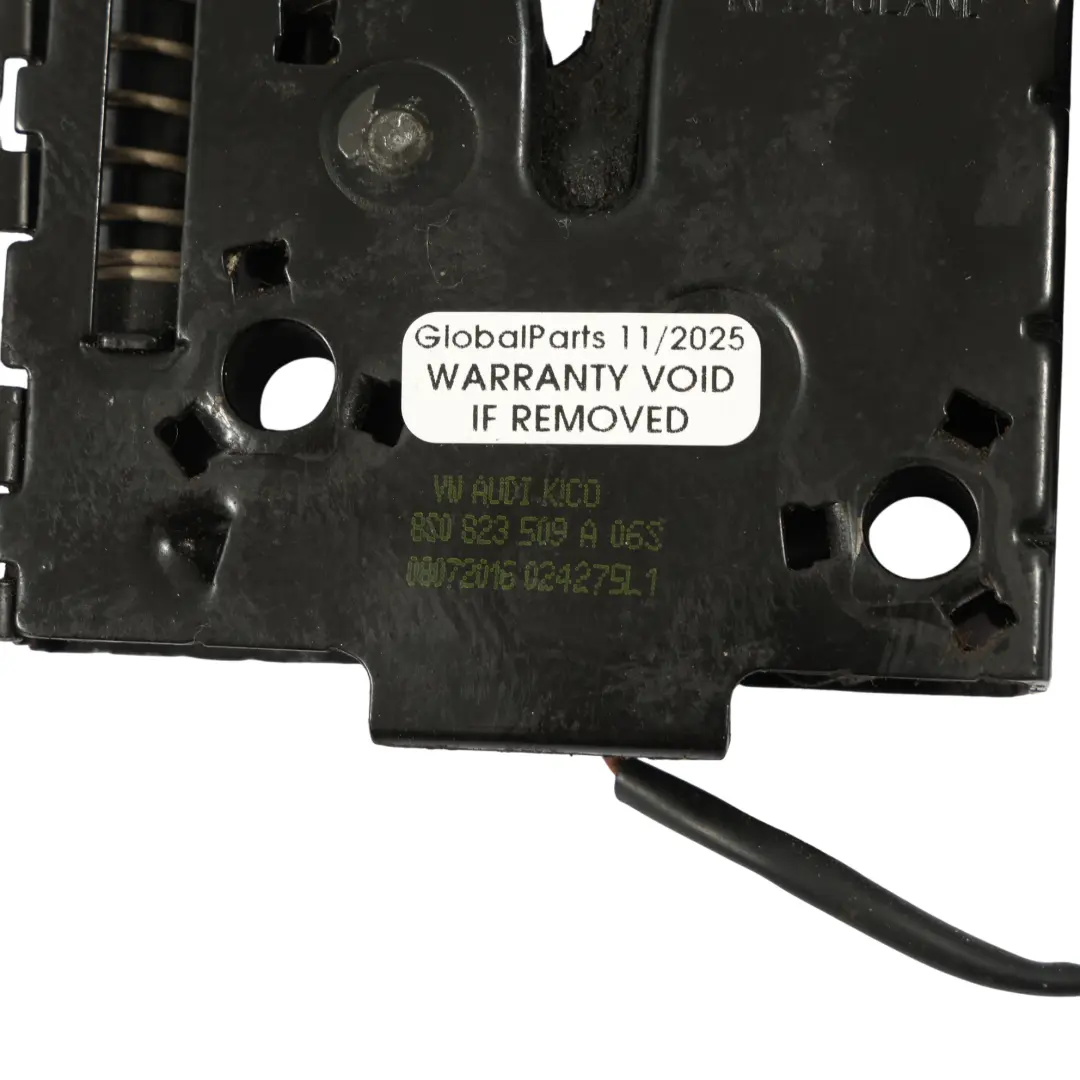 Volkswagen Polo Mk6 AW Zamek Maski Pokrywy Silnika Przód - SKU 8S0823509A - Numer Części 8S0823509A