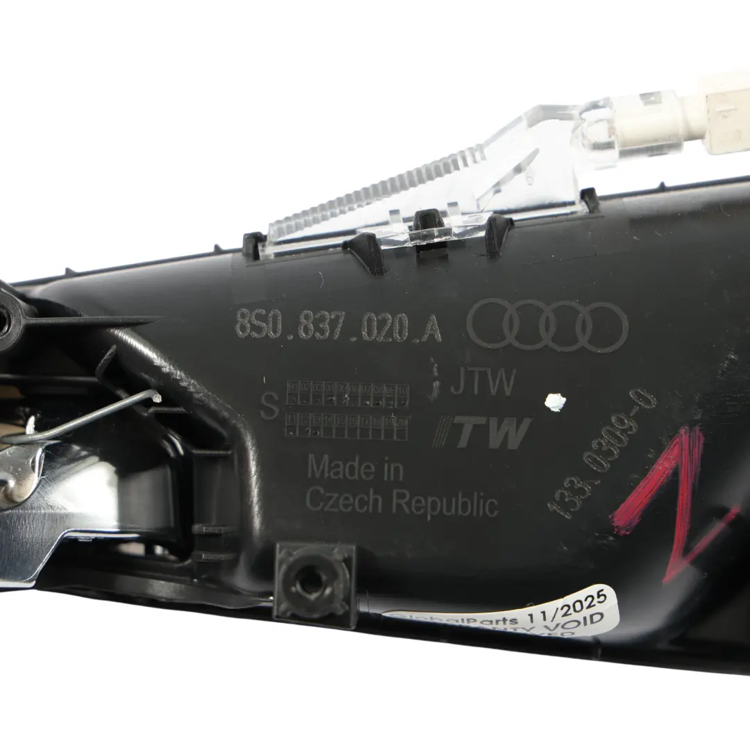 8S Door Opening Handle Grab Interior Trim Front Right O/S to Audi TT FV with Part number 8S0837020A Audi TT FV 8S Door Opening Handle Grab Interior Trim Front Right O/S - SKU RHD-8S0837020A - Part number 8S0837020A