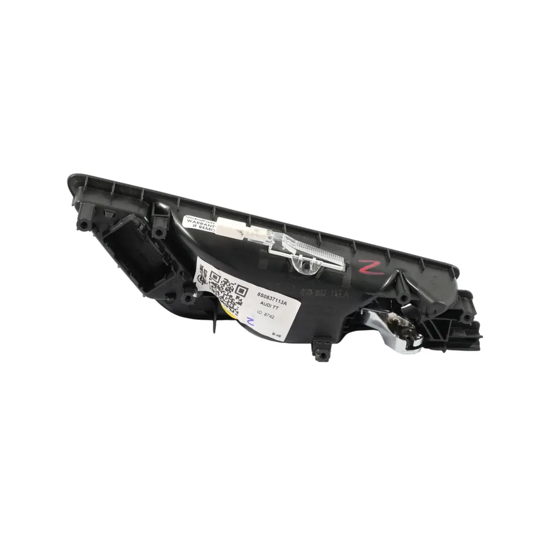 8S Door Opening Handle Grab Interior Trim Front Left N/S 8S0837019A to Audi TT FV with Part number 8S0837113A Audi TT FV 8S Door Opening Handle Grab Interior Trim Front Left N/S 8S0837019A - SKU RHD-8S0837113A - Part number 8S0837113A