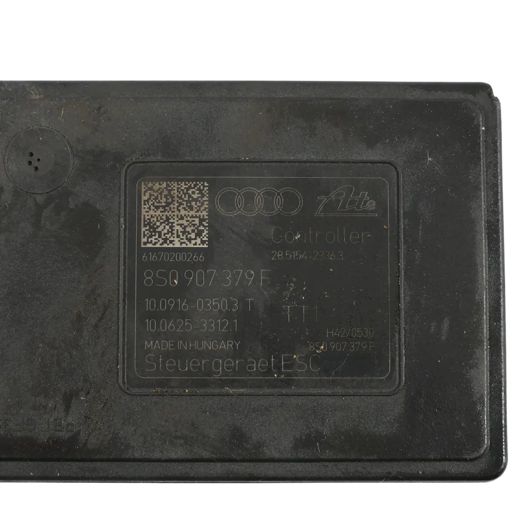 Mk3 8S Pompe Frein ABS Module ESP Unité Contrôle 8S0614517F pour Audi TT à propos du numéro de pièce 8S0907379F Audi TT Mk3 8S Pompe Frein ABS Module ESP Unité Contrôle 8S0614517F - SKU 8S0907379F - Numéro de pièce 8S0907379F