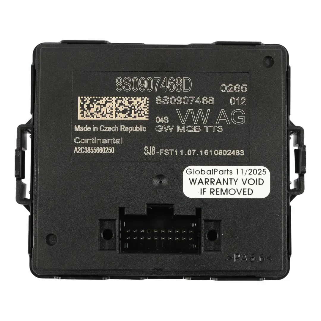 Mk3 8S Gateway Modul Schnittstelle Datenbus Steuergerät für Audi TT FV mit Teilenummer 8S0907468D Audi TT FV Mk3 8S Gateway Modul Schnittstelle Datenbus Steuergerät - SKU 8S0907468D - Teilenummer 8S0907468D