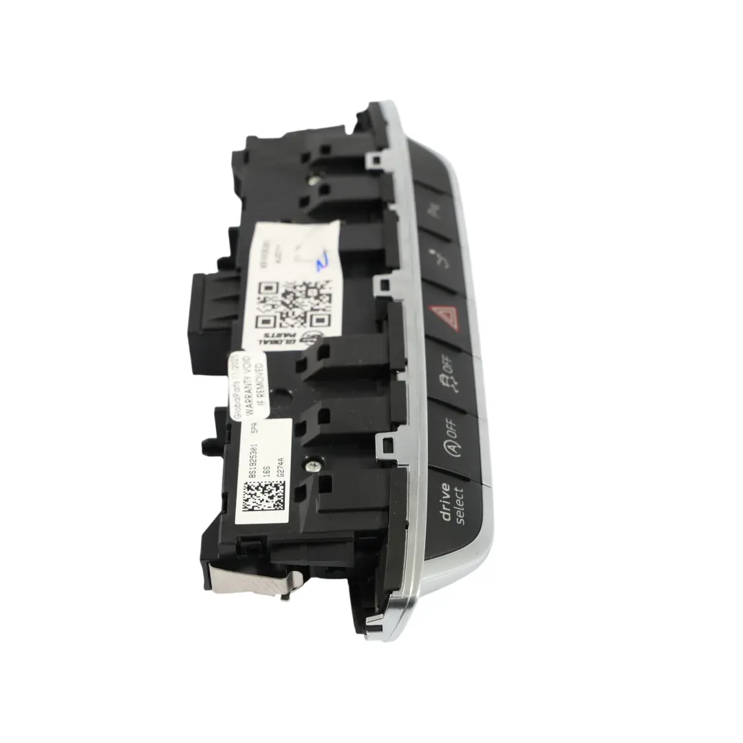 Audi TT FV Panel Interruptores Salpicadero Luces Emergencia Conducción - SKU 8S1925301 - Número de pieza 8S1925301