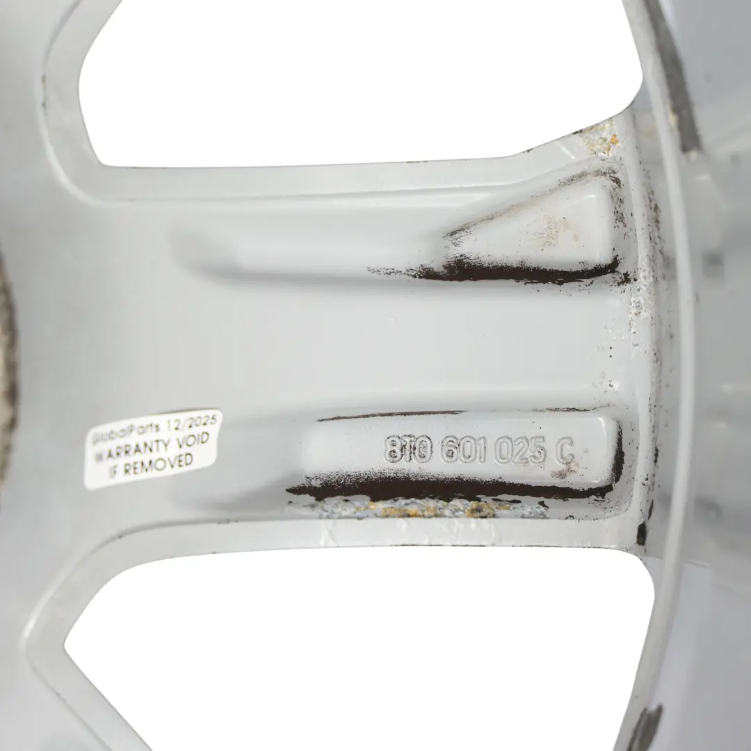 Audi A5 8T Wheel Alloy Rim Silver 17" 7.5J ET:28 7-Spoke - SKU 8T0601025C-5 - Part number 8T0601025C