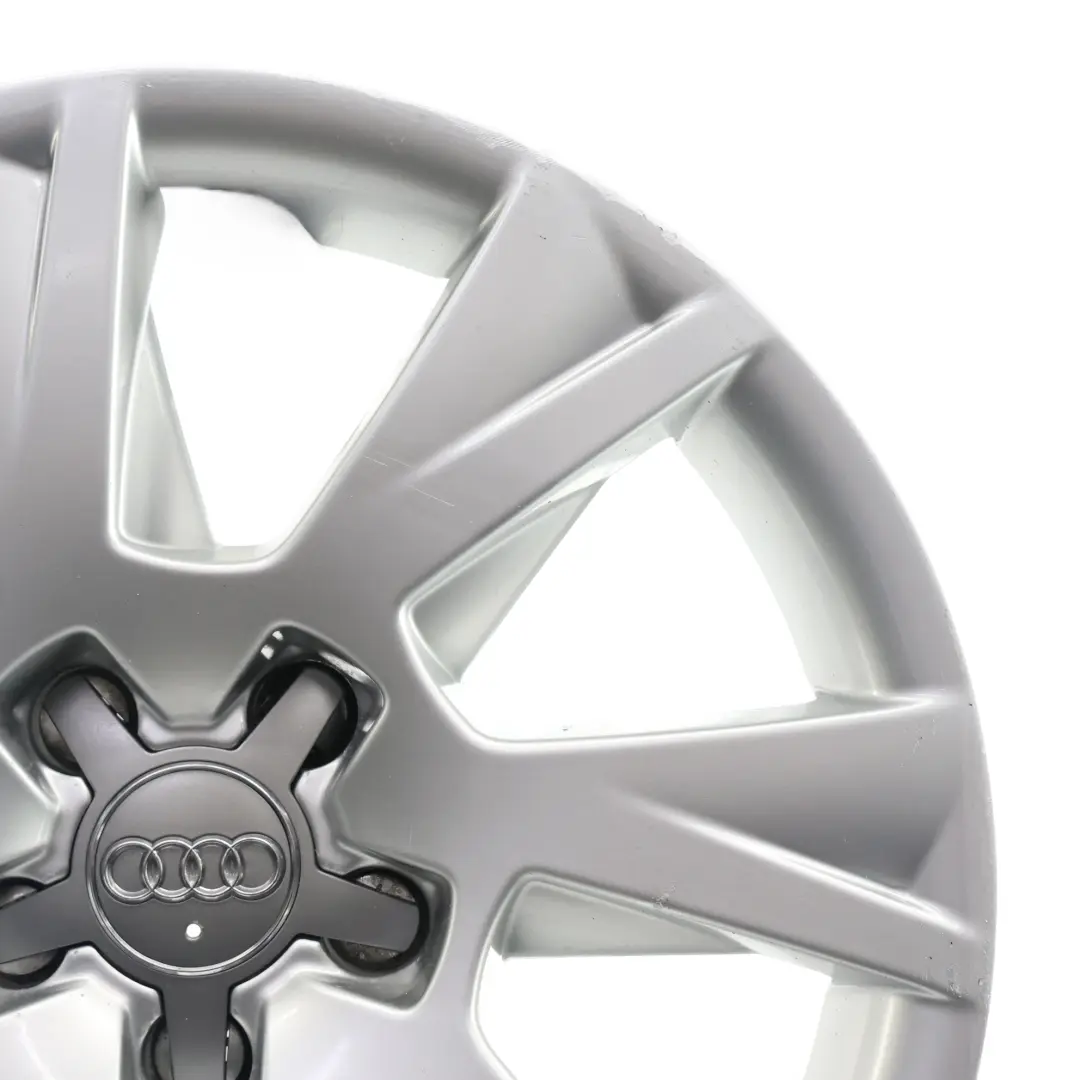 Audi A5 8T Jante Alliage Argent 17" 7.5J ET:28 7 Branches - SKU 8T0601025C-5 - Numéro de pièce 8T0601025C