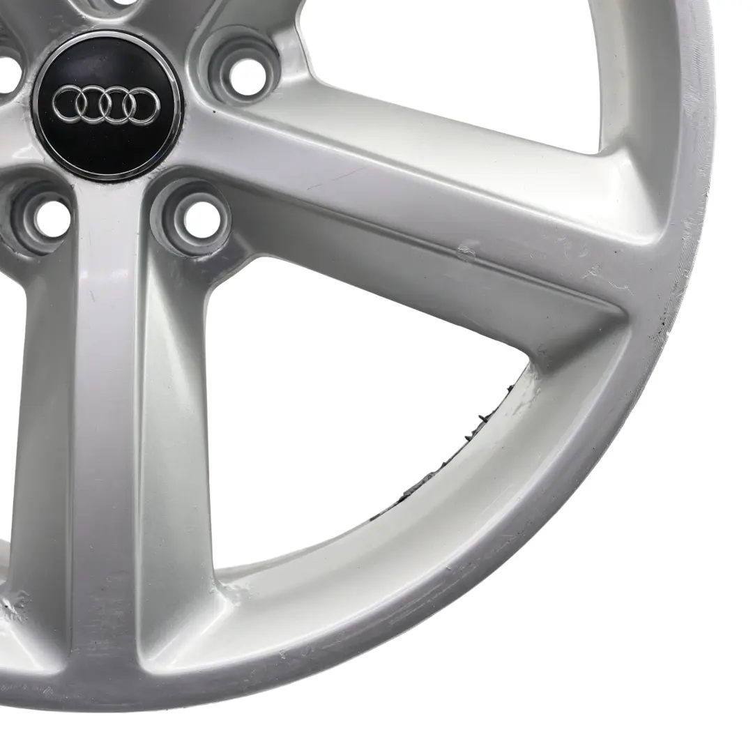 Jante Alliage 18" 8.5J ET:29 Le Mans Silver Star Spoke pour Audi A5 8T à propos du numéro de pièce 8T0601025M Audi A5 8T Jante Alliage 18" 8.5J ET:29 Le Mans Silver Star Spoke - SKU 8T0601025M-1 - Numéro de pièce 8T0601025M