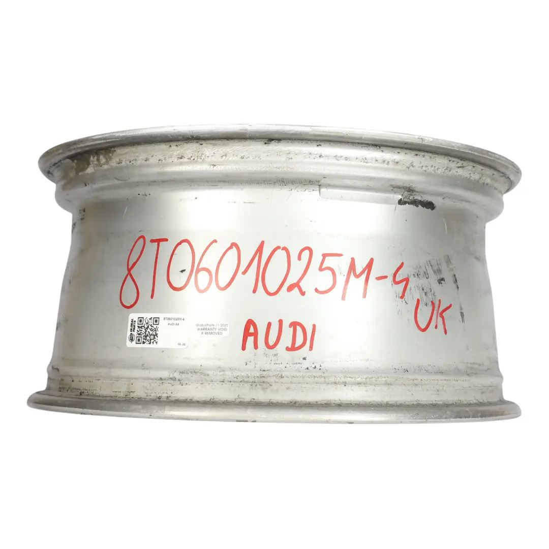 Audi A5 8T Wheel Alloy Rim Silver 18" 8.5J ET:29 Star Spoke - SKU 8T0601025M-4 - Part number 8T0601025M