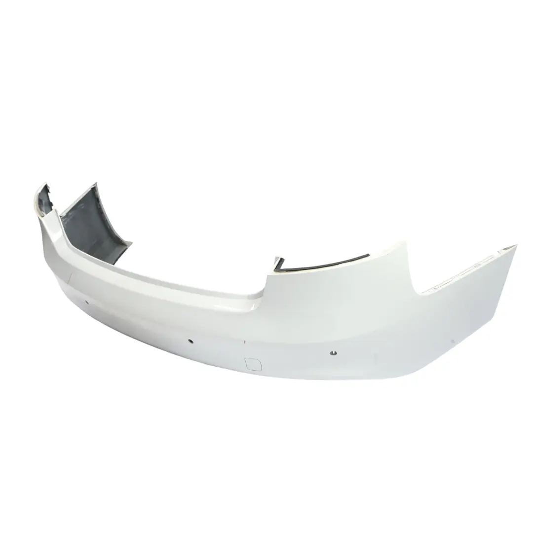Audi A5 8T Rear Bumper Trim Panel Covering Glacier White Pearl - S9R - SKU 8T0807067D-MGW - Part number 8T0807067D