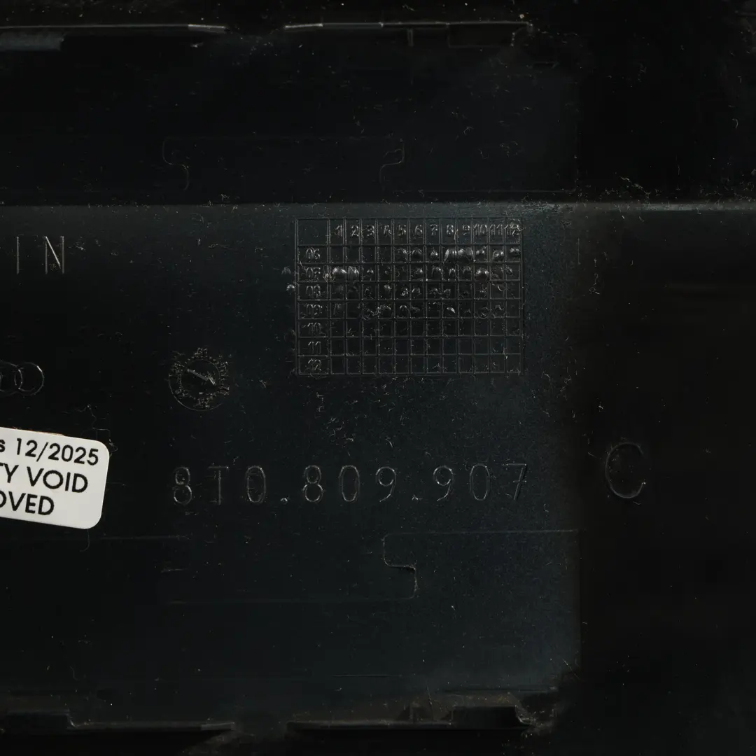 Audi A5 8T Tapa Del Depósito De Combustible Del Phantom Negro - Z9Y - SKU 8T0809907C-PHB - Número de pieza 8T0809907C