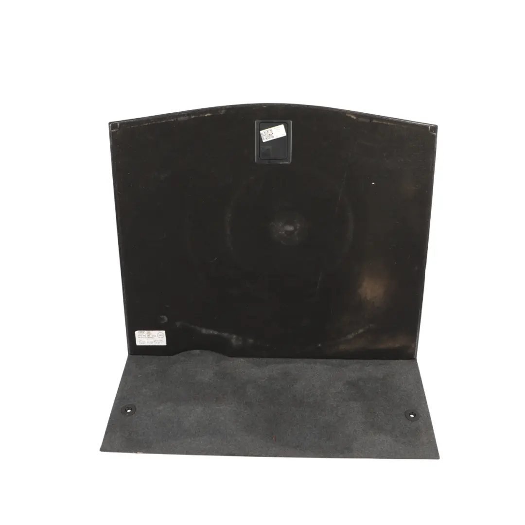 Boot Trunk Floor Carpet Luggage Compartment Black to Audi A4 B8 with Part number 8T0863463 Audi A4 B8 Boot Trunk Floor Carpet Luggage Compartment Black - SKU 8T0863463-1 - Part number 8T0863463