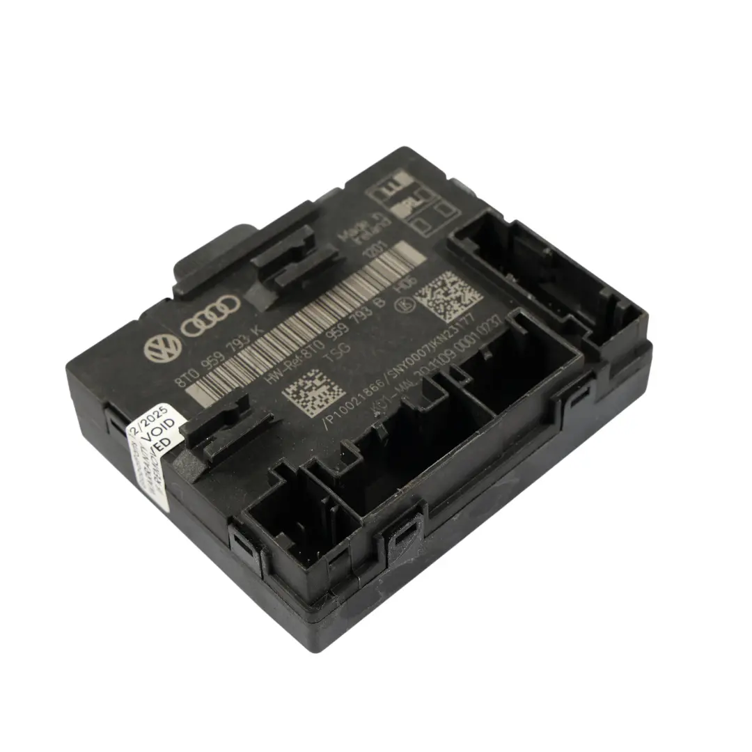 Audi A4 B8 A5 8T Tür Steuergerät Modul Vorne Fahrerseite - SKU 8T0959793K - Teilenummer 8T0959793K