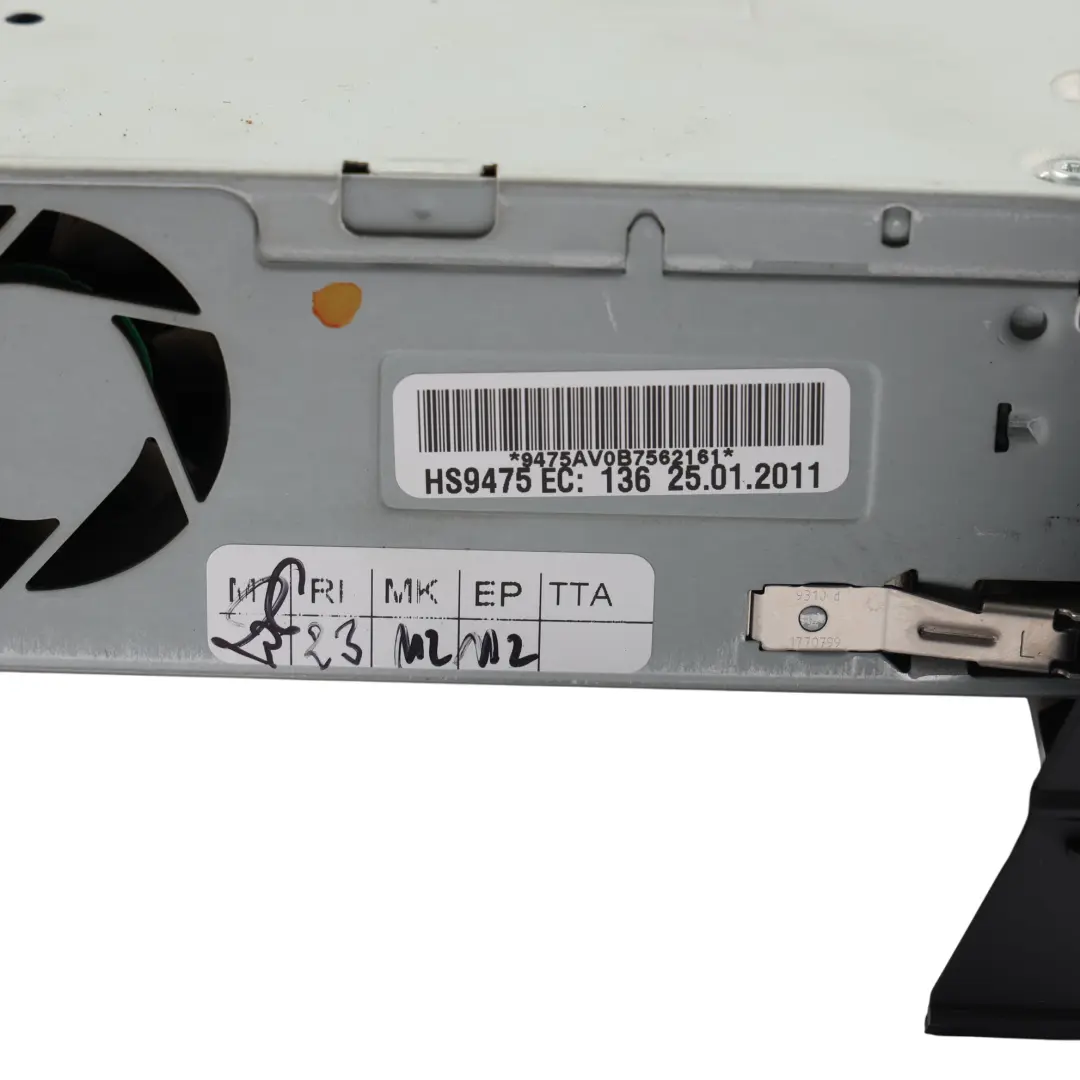 Audi A5 8T Multimedia Radio CD DVD Player MMI Head Unit - SKU RHD-8T2035666H - Part number 8T2035666H