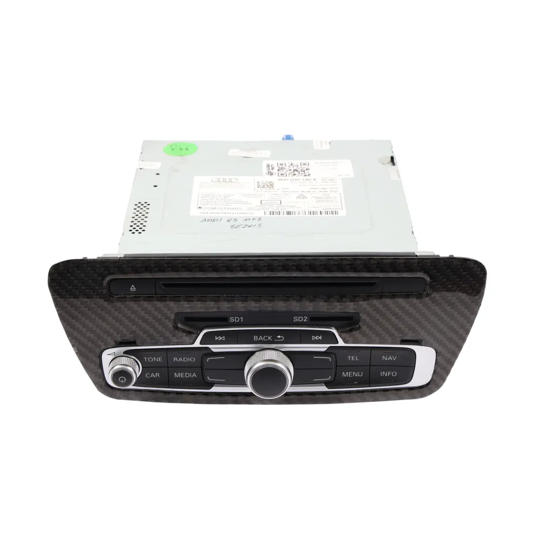 Multimedia MMI Radio CD Sat Nav Head Unit Module ECU to Audi Q3 8U with Part number 8U0035192E Audi Q3 8U Multimedia MMI Radio CD Sat Nav Head Unit Module ECU - SKU 8U0035192E-1 - Part number 8U0035192E