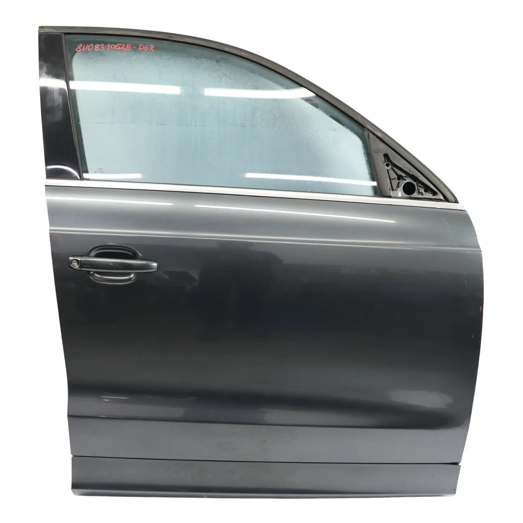 Audi Q3 8U Door Front Right O/S Covering Panel Daytona Grey Pearl Effect - Z7S